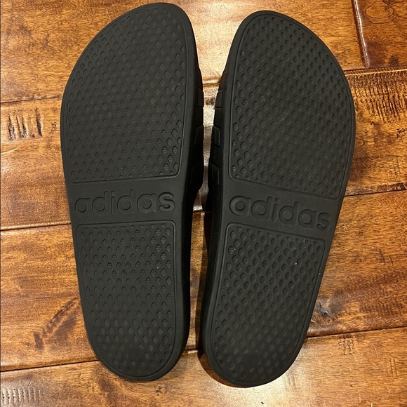 adidas Black Slide Sandals - Picture 2 of 2